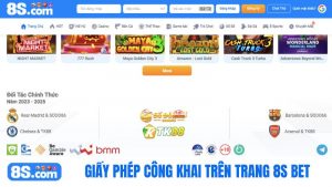 Giấy phép 8S bet