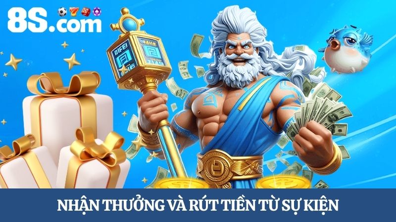 Nhận thưởng và rút tiền đơn cược game Slot may mắn 