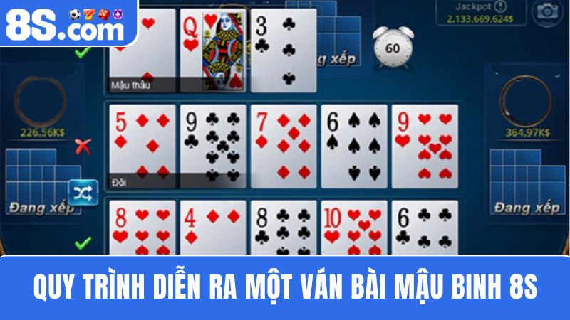 quy trình đánh bài Mậu Binh 8S